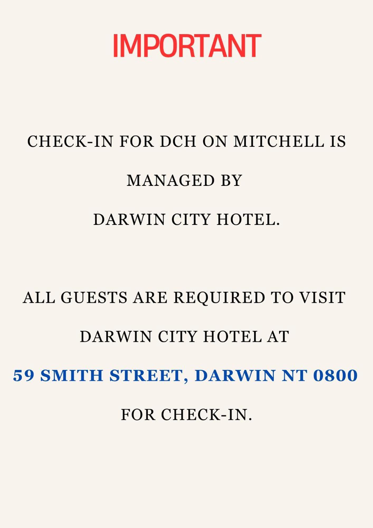 达尔文 Dch On Mitchell酒店 外观 照片